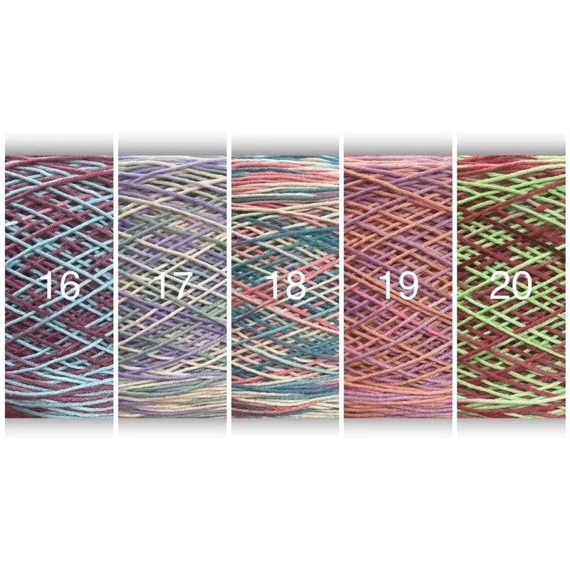 Sợi Cotton Việt Nam 1mm màu loang (cuộn 100gr) (26256)