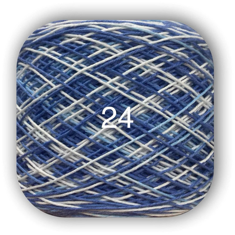 Sợi Cotton Việt Nam 1mm màu loang (cuộn 100gr) (26256)