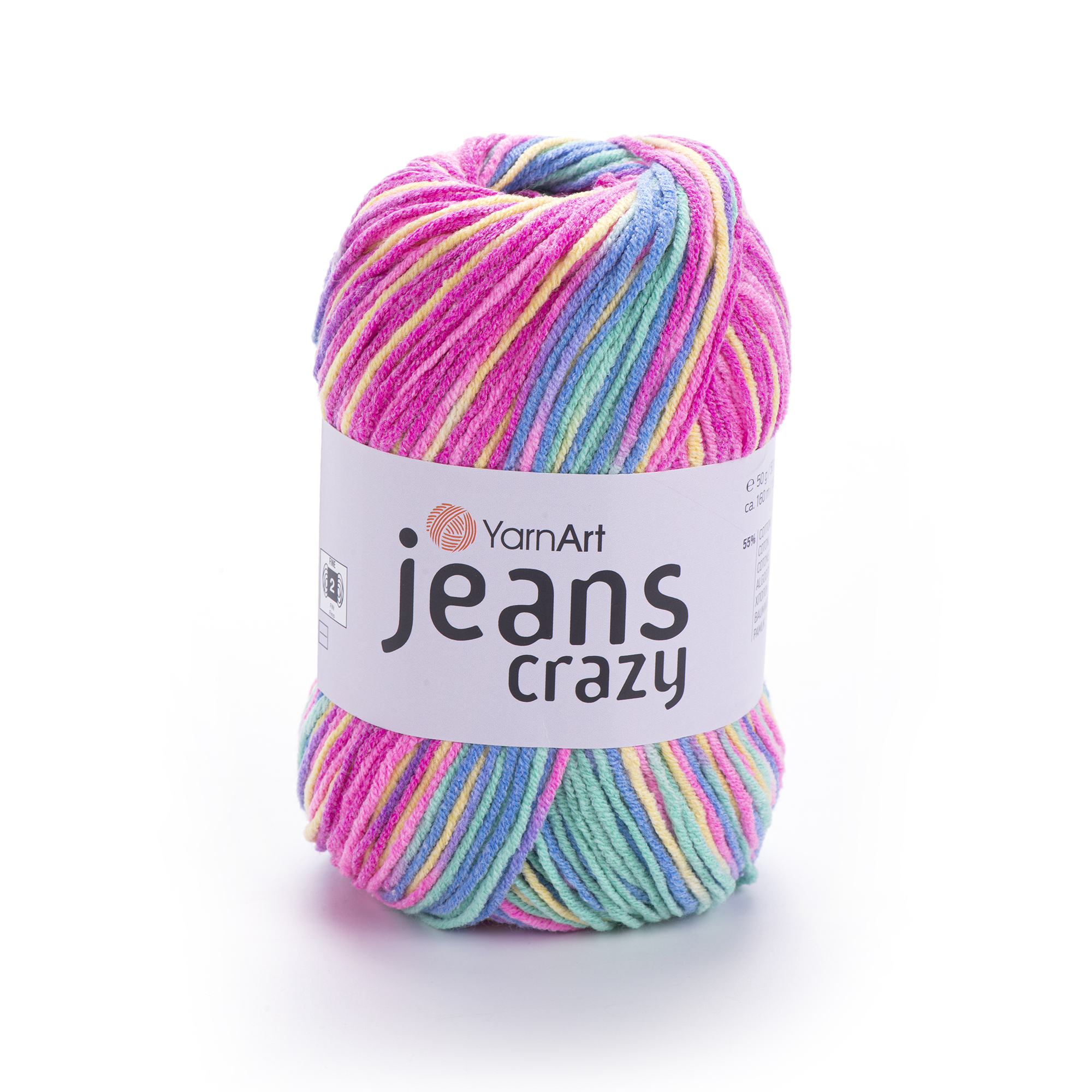 Len YarnArt JEANS CRAZY Thổ Nhĩ Kỳ (cuộn 50gr) (26314)