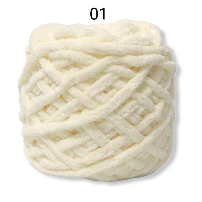 Len Nhung đũa (len bông sữa) (cuộn 90gr) (26306)