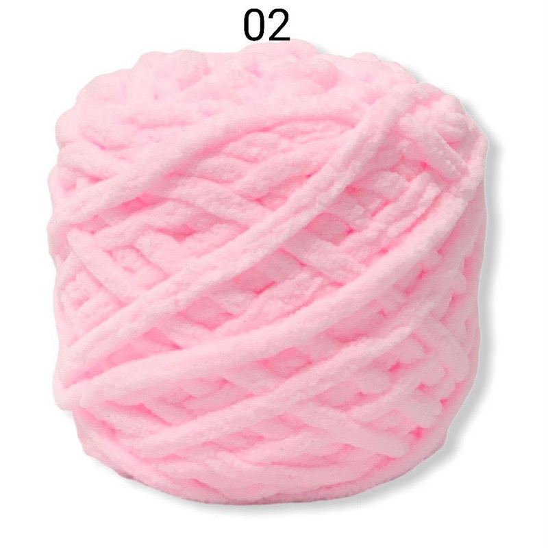 Len Nhung đũa (len bông sữa) (cuộn 90gr) (26306)