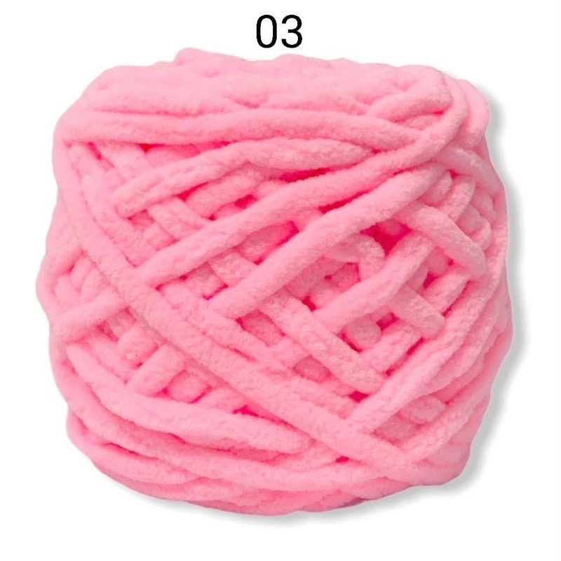 Len Nhung đũa (len bông sữa) (cuộn 90gr) (26306)