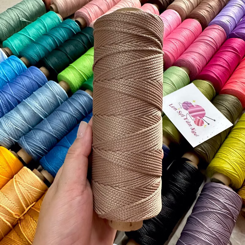 Sợi dệt trơn 2mm Craftyarn VN (cuộn 125gr) (26263)