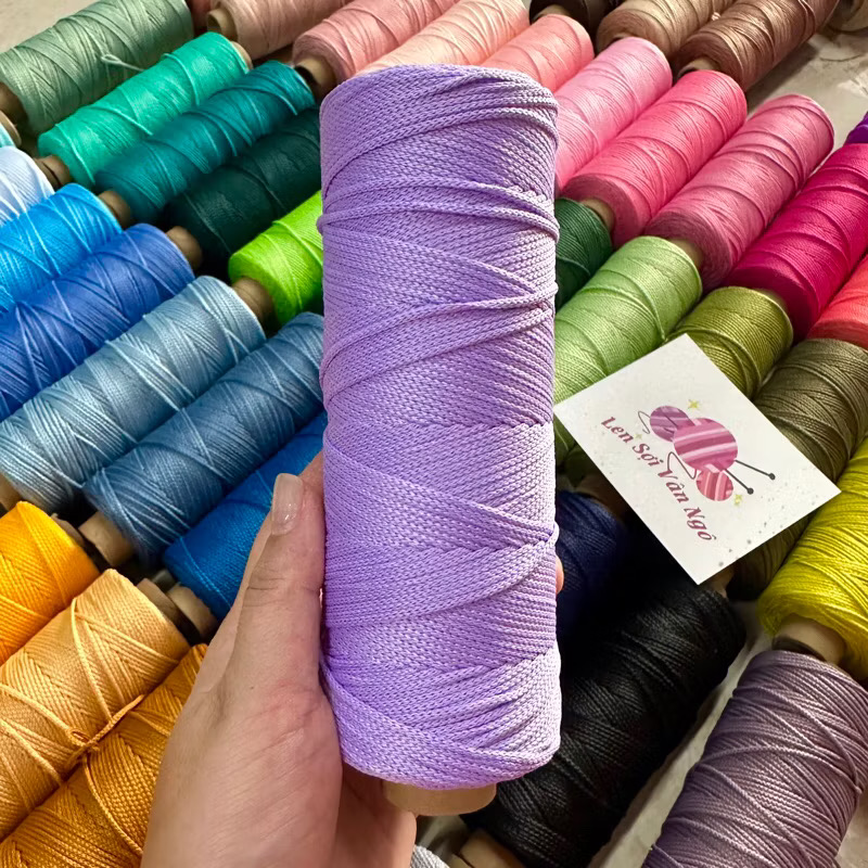 Sợi dệt trơn 2mm Craftyarn VN (cuộn 125gr) (26263)