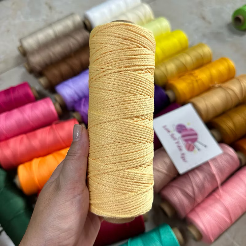 Sợi dệt trơn 2mm Craftyarn VN (cuộn 125gr) (26263)