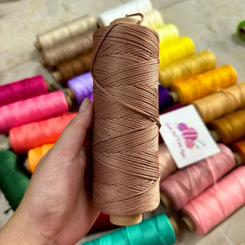 Sợi dệt trơn 2mm Craftyarn VN (cuộn 125gr) (26263)