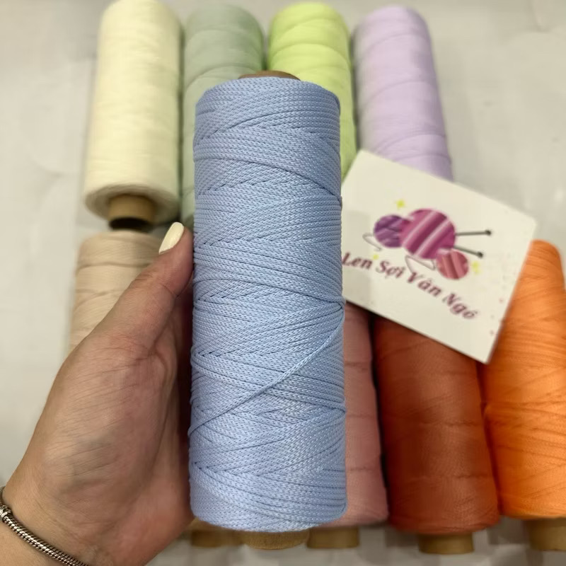 Sợi dệt trơn 2mm Craftyarn VN (cuộn 125gr) (26263)