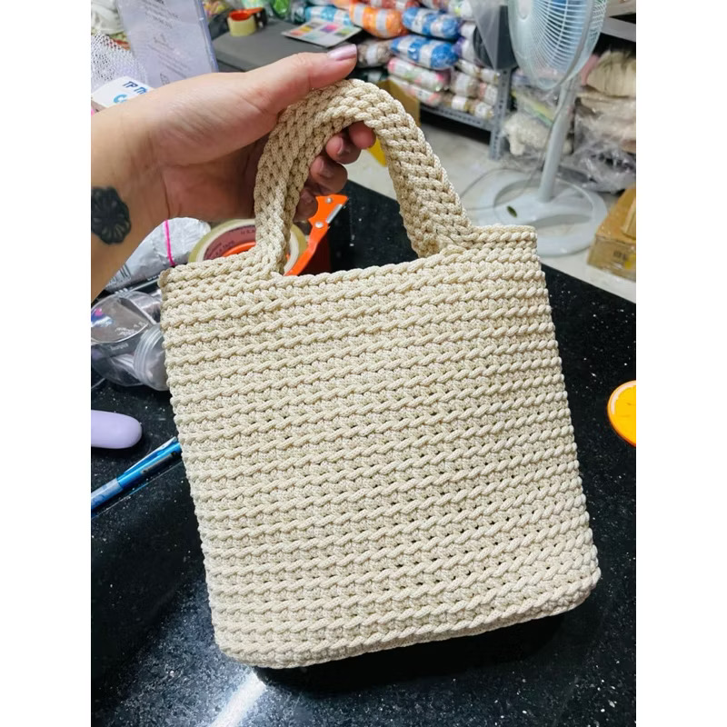 Sợi Cordy Maxi 3.5mm Craftyarn VN dùng để móc túi xách (26272)