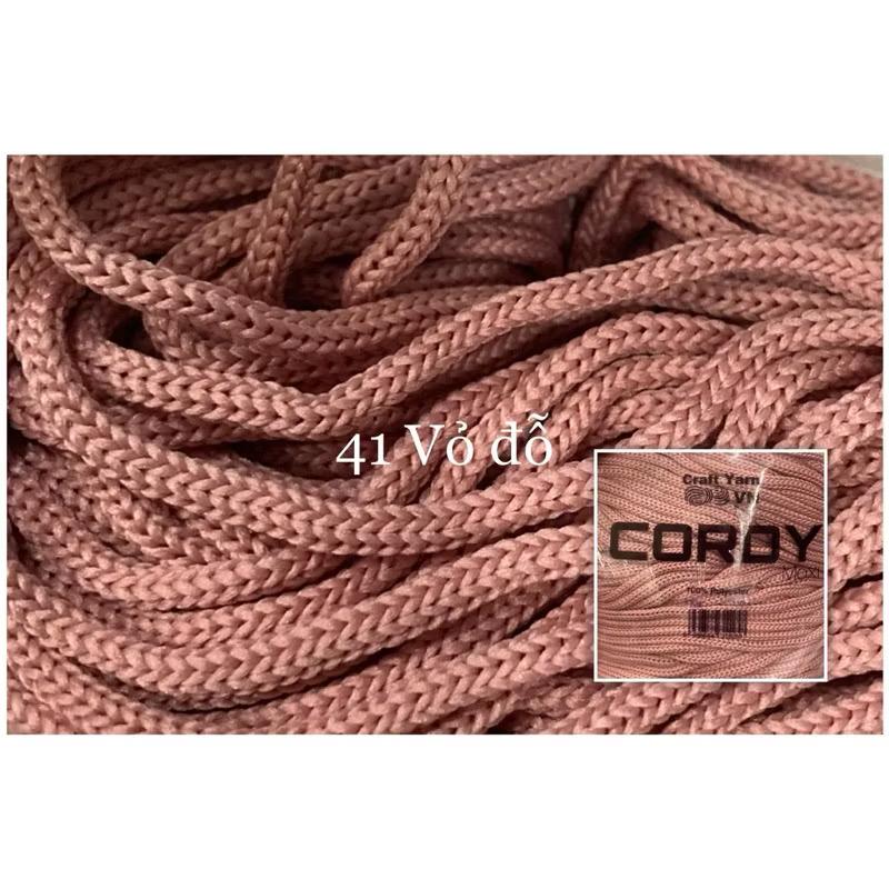 Sợi Cordy Maxi 3.5mm Craftyarn VN dùng để móc túi xách (26272)