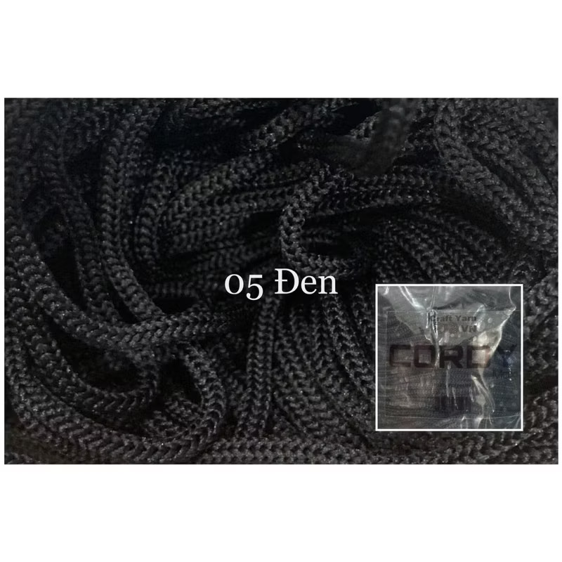 Sợi Cordy Maxi 3.5mm Craftyarn VN dùng để móc túi xách (26272)