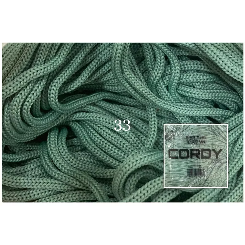Sợi Cordy Maxi 3.5mm Craftyarn VN dùng để móc túi xách (26272)