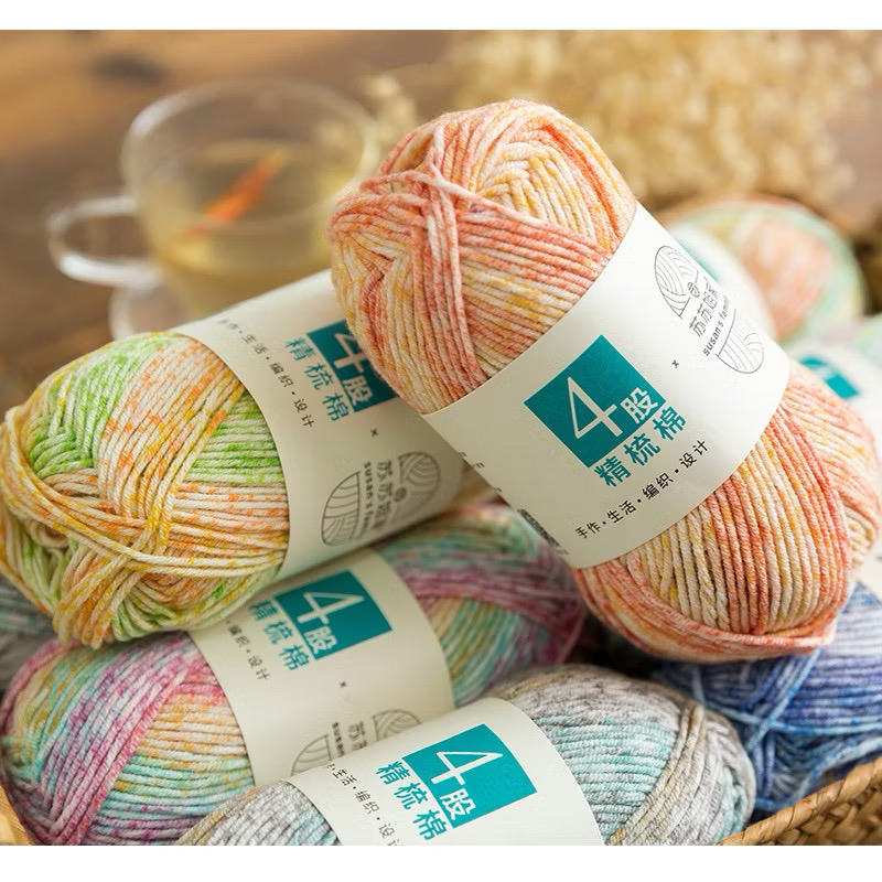 Len Susan 4 màu loang (cuộn 50gr) (26285)