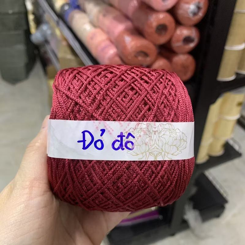 Sợi dù 1mm móc túi / mũ (cuộn 200gr) (26274)