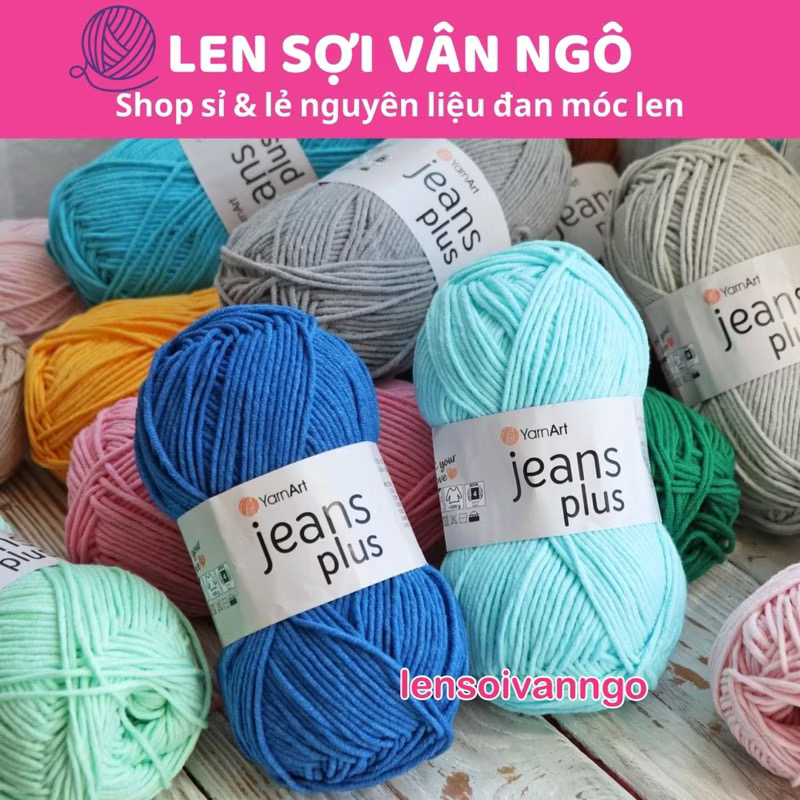 Len YarnArt JEANS PLUS Thổ Nhĩ Kì (cuộn 100gr) (26313)