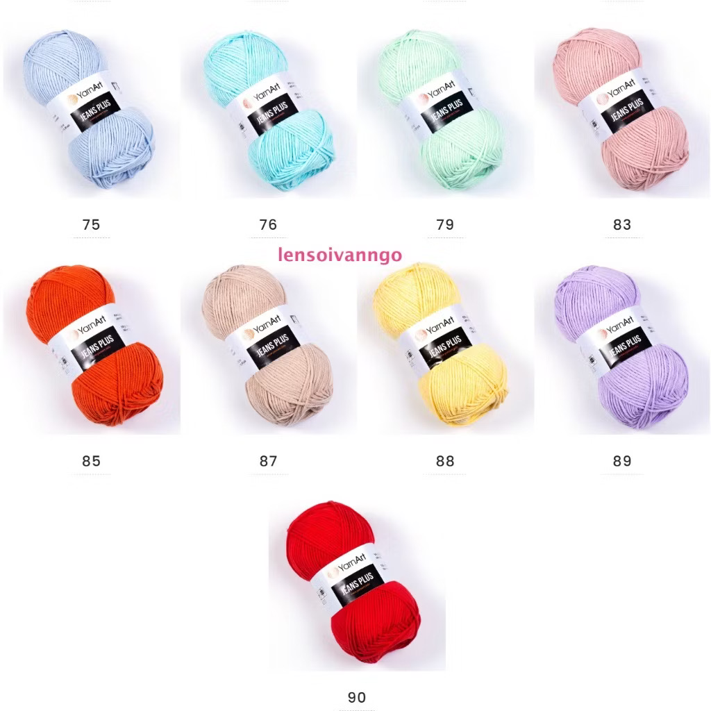 Len YarnArt JEANS PLUS Thổ Nhĩ Kì (cuộn 100gr) (26313)