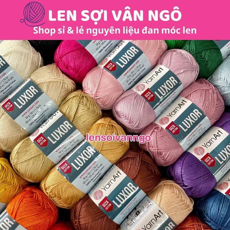 Sợi hè YarnArt Luxor - Giza Cotton (cuộn 50gr) (26324)