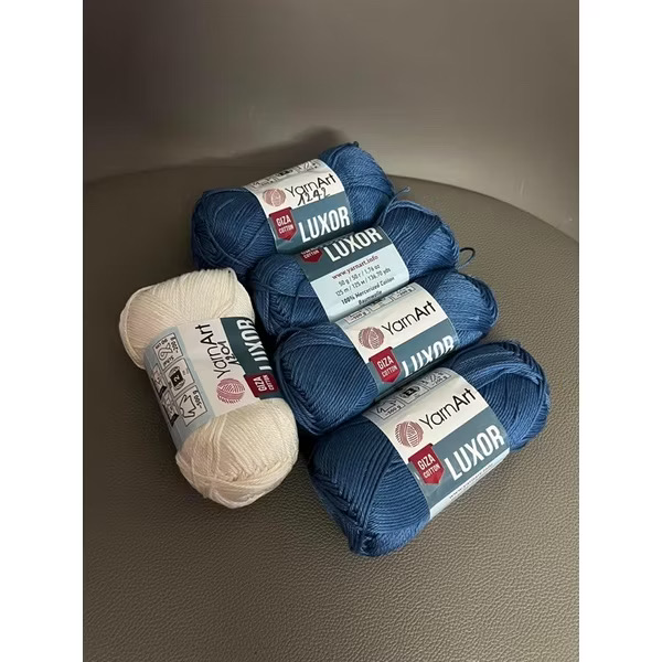 Sợi hè YarnArt Luxor - Giza Cotton (cuộn 50gr) (26324)