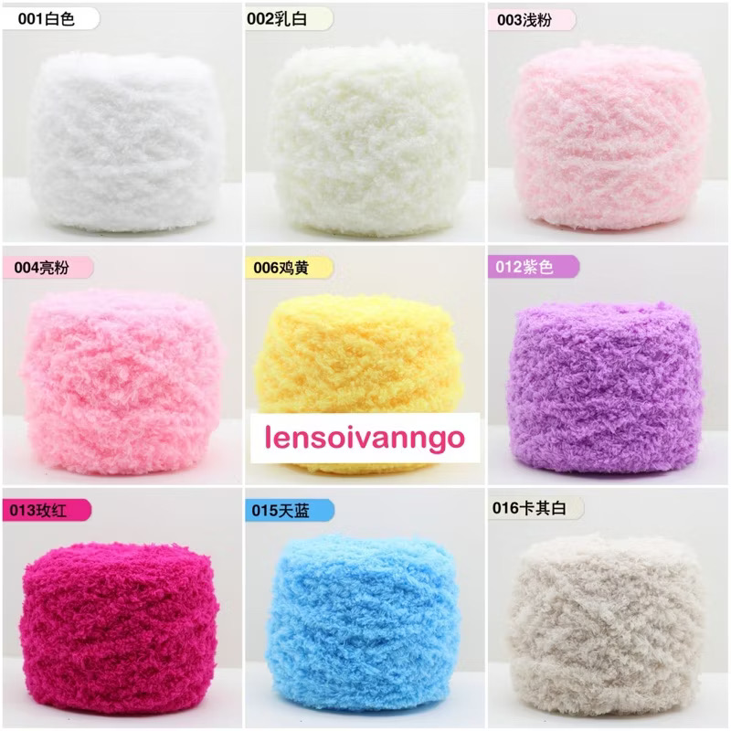 Len bông xù (cuộn 90gr ~ 95gr) (26297)