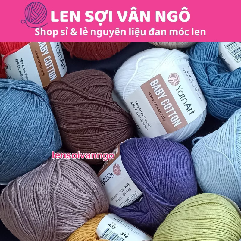 Len YarnArt Baby Cotton (cuộn 50gr) (26311)