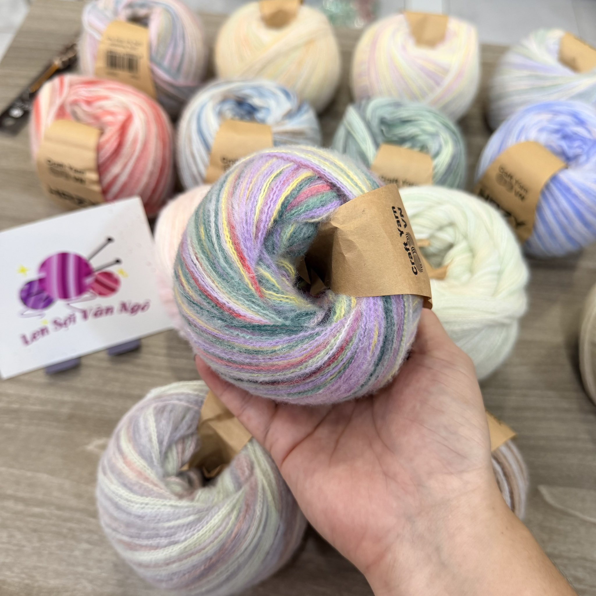 Len HAZY Craftyarn VN (cuộn 50gr) (26334)
