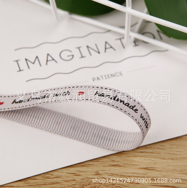 4 mét ruy băng Handmade with ♥️ (bản 1cm) (26119)