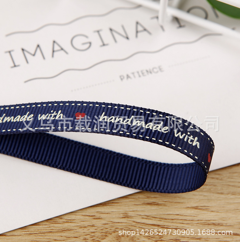 4 mét ruy băng Handmade with ♥️ (bản 1cm) (26119)