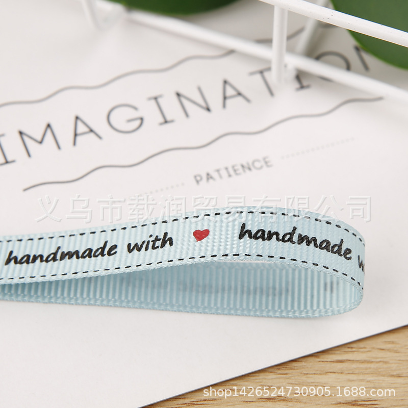 4 mét ruy băng Handmade with ♥️ (bản 1cm) (26119)