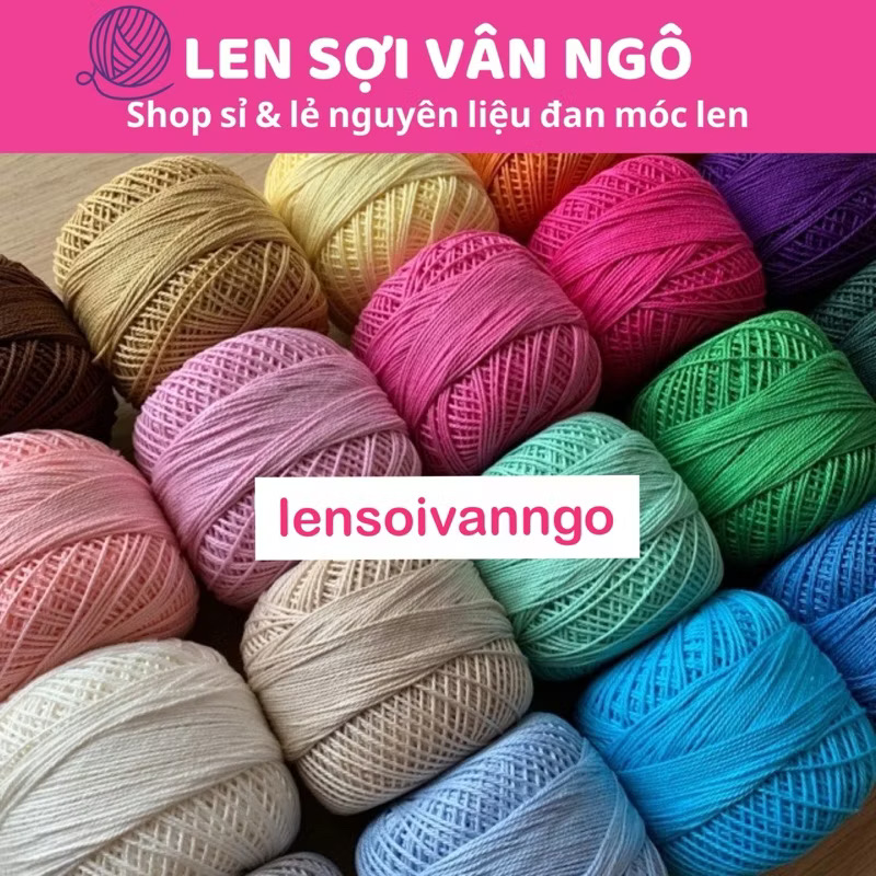 Sợi Cotton ngọc trai 1.2mm (cuộn 50gr) (26332)