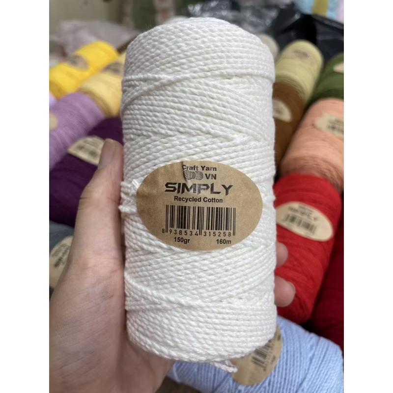 Sợi SIMPLY móc túi/mũ hè (cuộn 150gr) (26260)