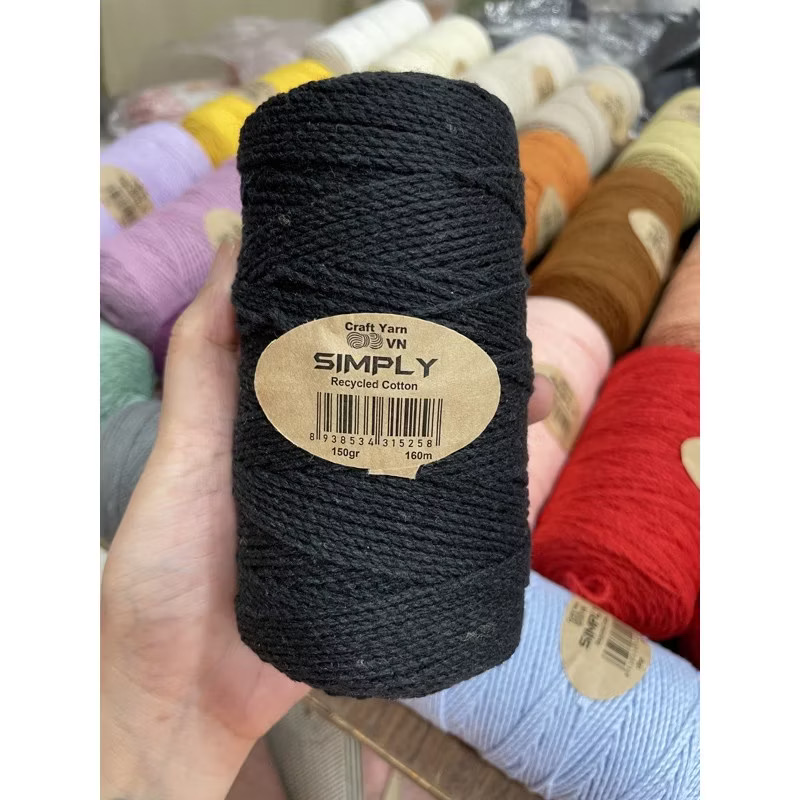 Sợi SIMPLY móc túi/mũ hè (cuộn 150gr) (26260)