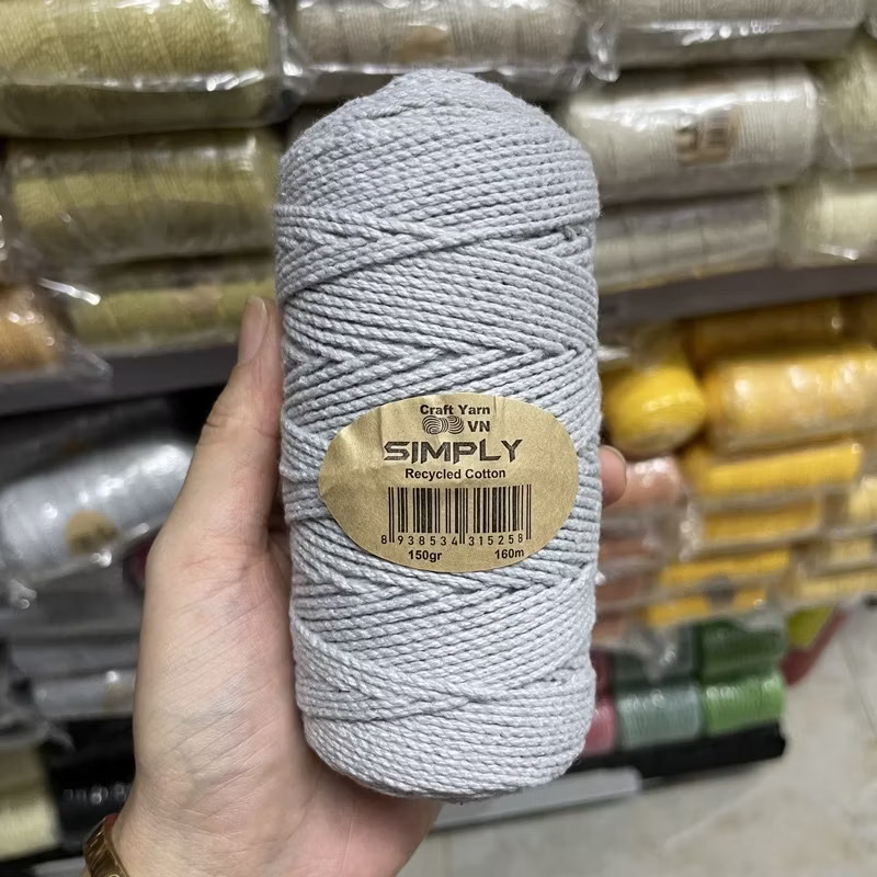 Sợi SIMPLY móc túi/mũ hè (cuộn 150gr) (26260)