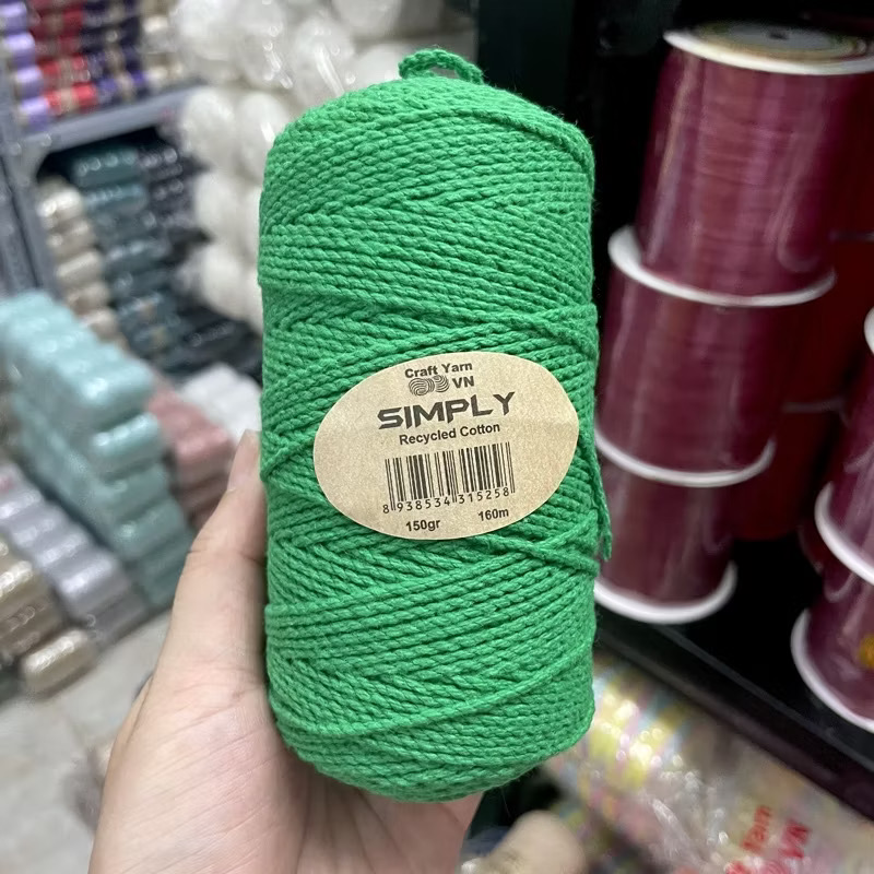 Sợi SIMPLY móc túi/mũ hè (cuộn 150gr) (26260)