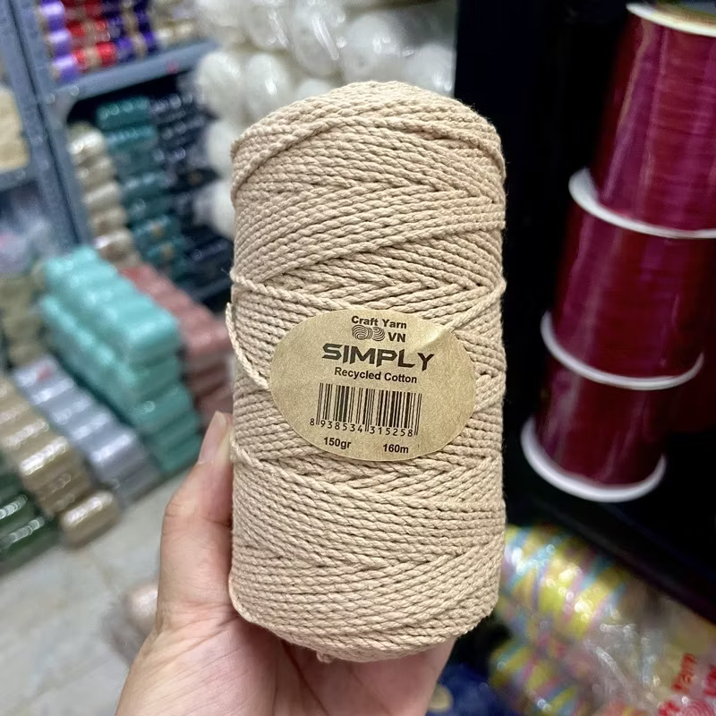 Sợi SIMPLY móc túi/mũ hè (cuộn 150gr) (26260)