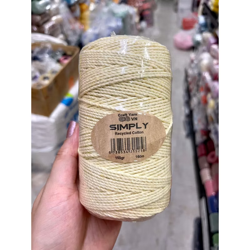 Sợi SIMPLY móc túi/mũ hè (cuộn 150gr) (26260)