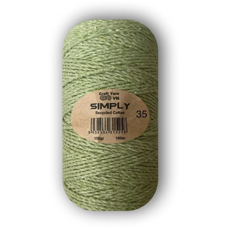 Sợi SIMPLY móc túi/mũ hè (cuộn 150gr) (26260)