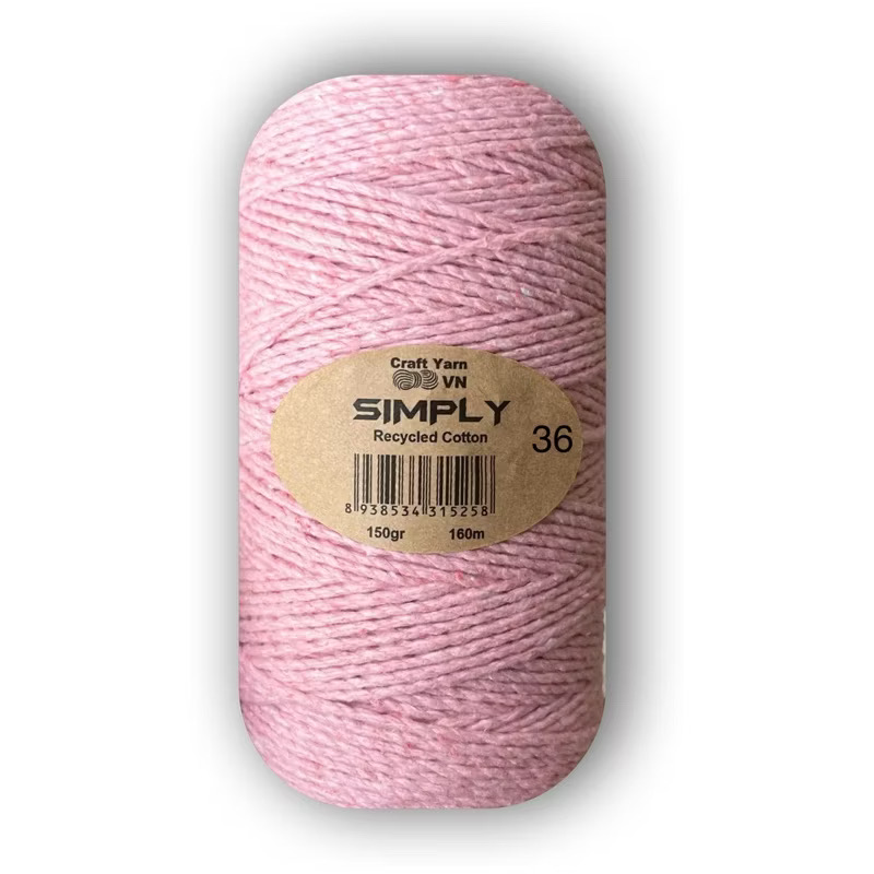 Sợi SIMPLY móc túi/mũ hè (cuộn 150gr) (26260)