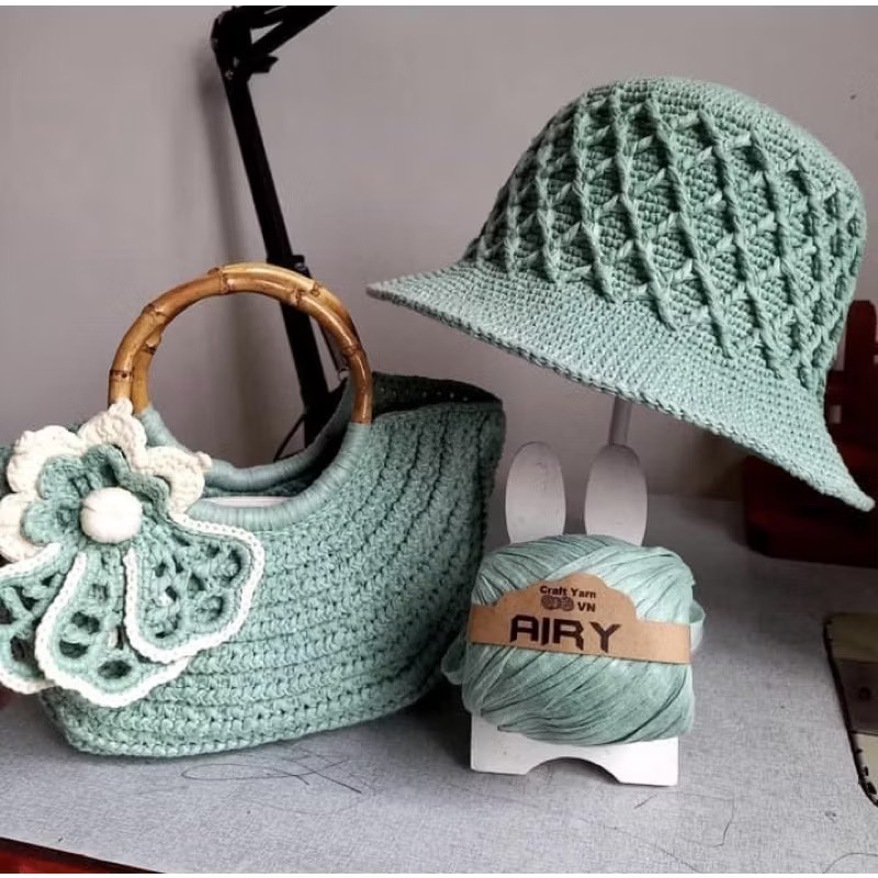 Sợi Airy móc túi/mũ (cuộn 45gr) (26269)