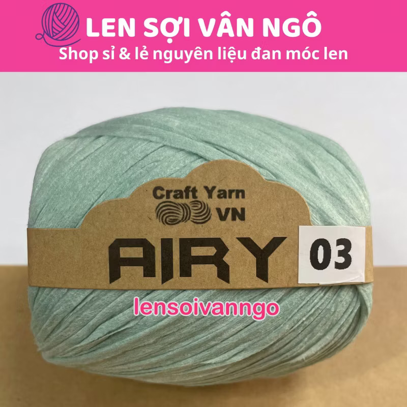 Sợi Airy móc túi/mũ (cuộn 45gr) (26269)