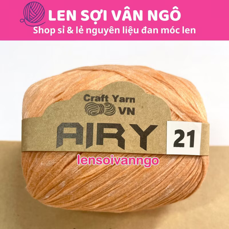 Sợi Airy móc túi/mũ (cuộn 45gr) (26269)