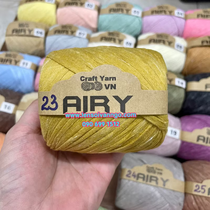 Sợi Airy móc túi/mũ (cuộn 45gr) (26269)