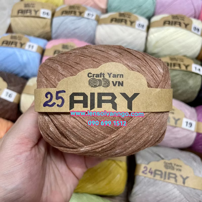 Sợi Airy móc túi/mũ (cuộn 45gr) (26269)