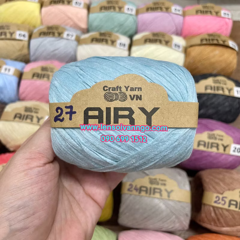 Sợi Airy móc túi/mũ (cuộn 45gr) (26269)