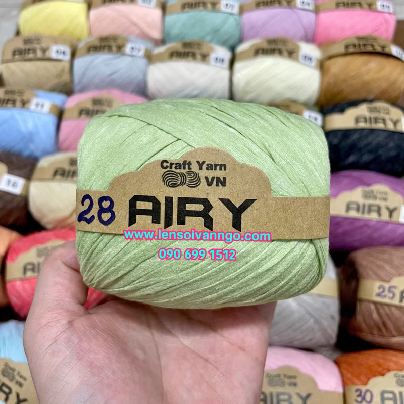 Sợi Airy móc túi/mũ (cuộn 45gr) (26269)