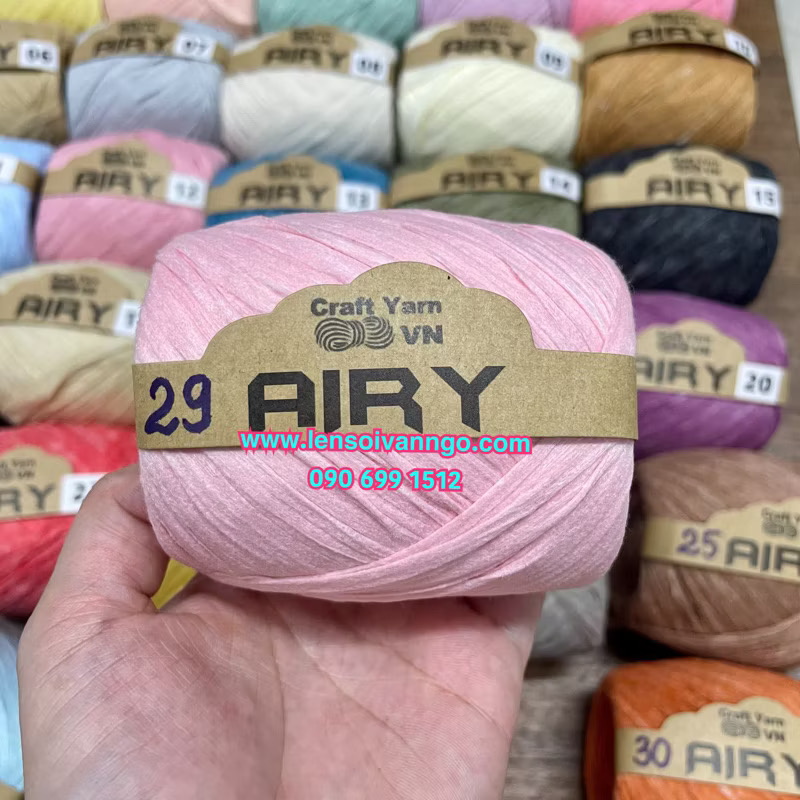 Sợi Airy móc túi/mũ (cuộn 45gr) (26269)