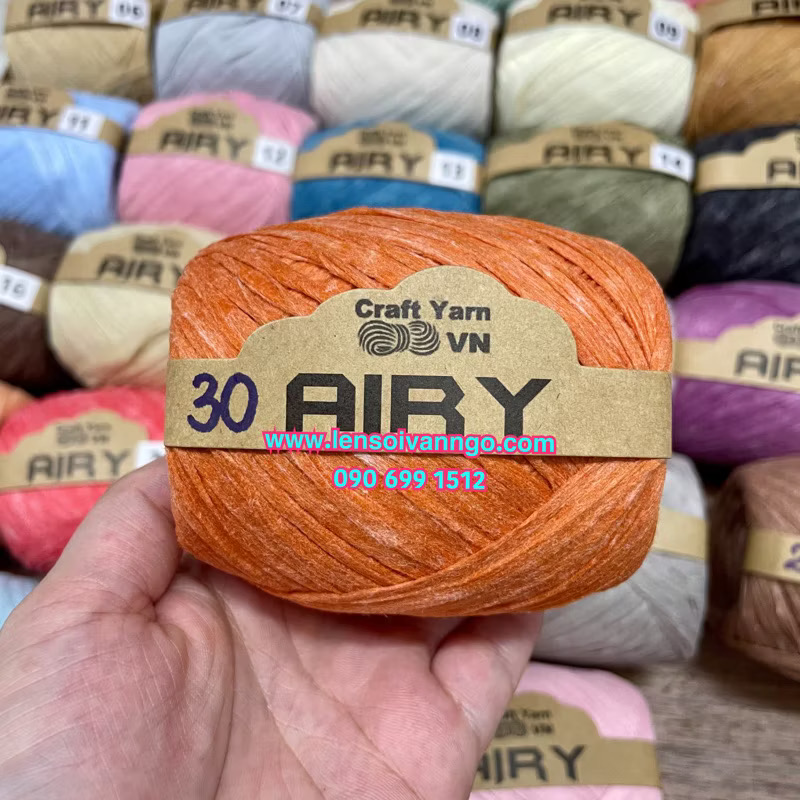 Sợi Airy móc túi/mũ (cuộn 45gr) (26269)