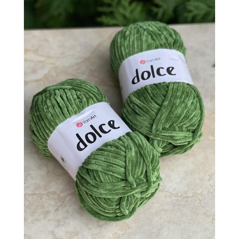 Len nhung YarnArt DOLCE siêu mềm mượt đan/móc thú bông, chăn, khăn, mũ….(cuộn 100gr) (26320)