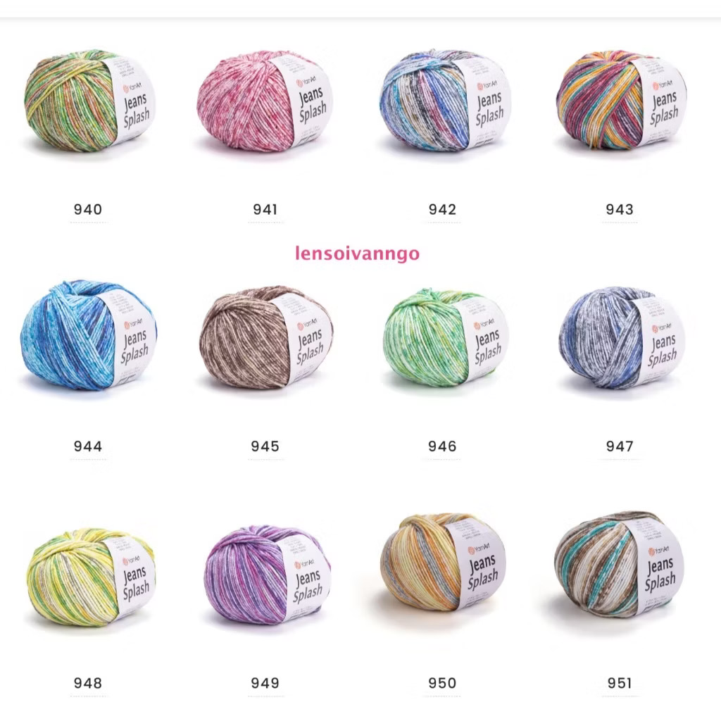 Len YarnArt Jeans Splash (cuộn 50gr) (26316)