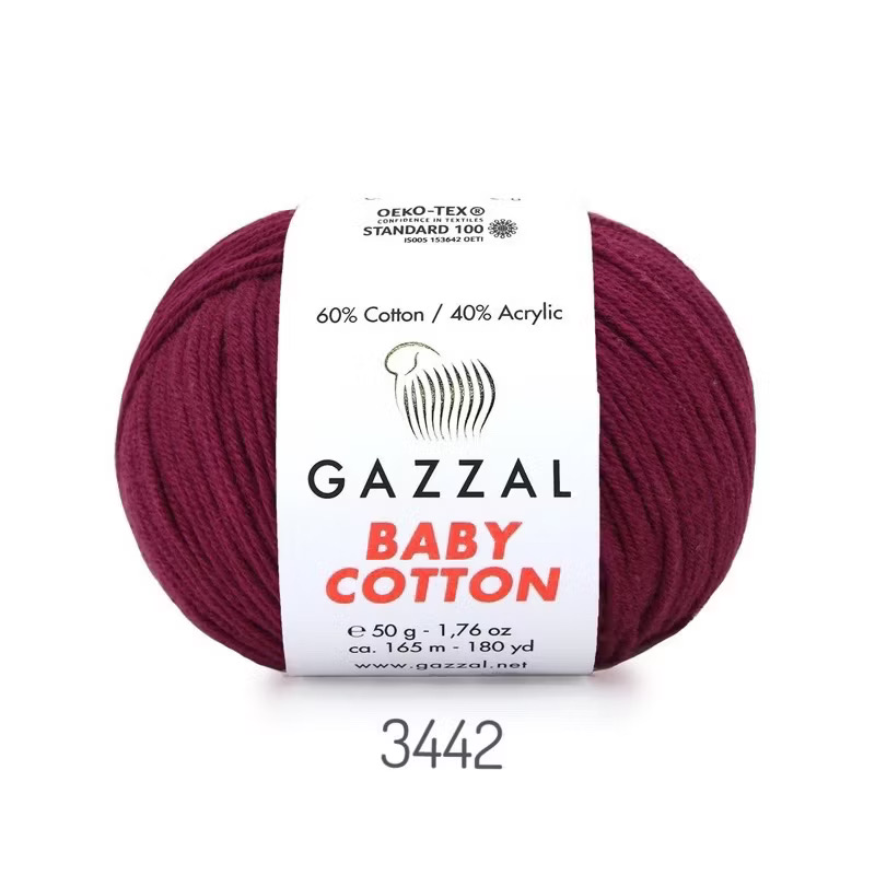 Len Gazzal Baby Cotton (cuộn 50gr) (26310)