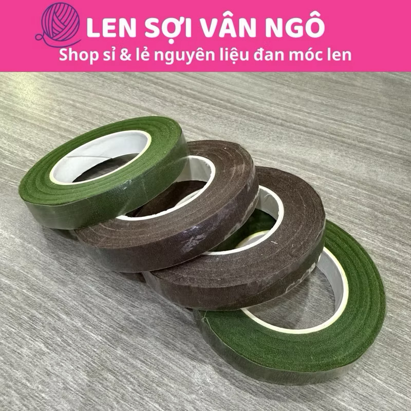 Combo 2 cuộn băng keo giấy quấn cành hoa (26114)