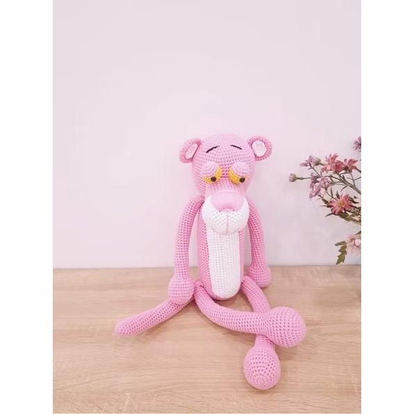 Báo hồng Pink Panther (Thú bông móc sẵn)